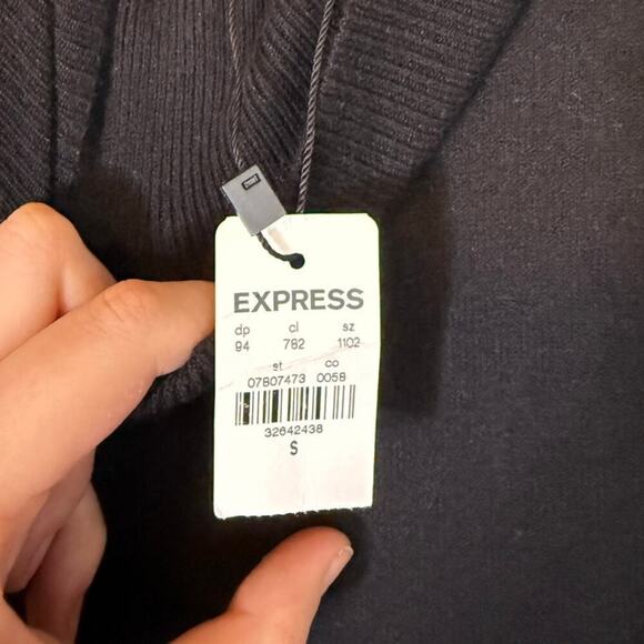 Express Supersoft Turtleneck long sleeve mini sweater dress size S NWT - Picture 2 of 4